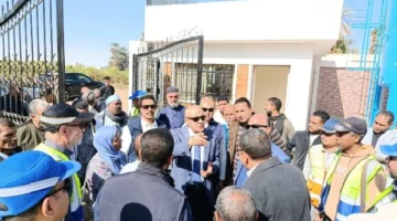 محافظ الأقصر يتفقد.. سير العمل في محطة رفع صرف صحي الشغب الفرعية